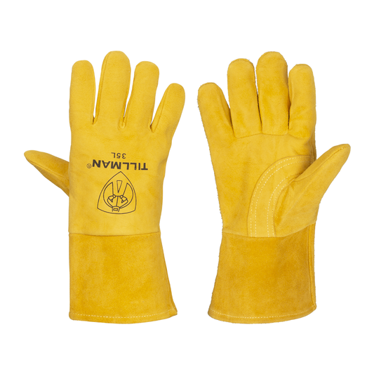 TILLMAN REVERSE GOLD DEERSKIN